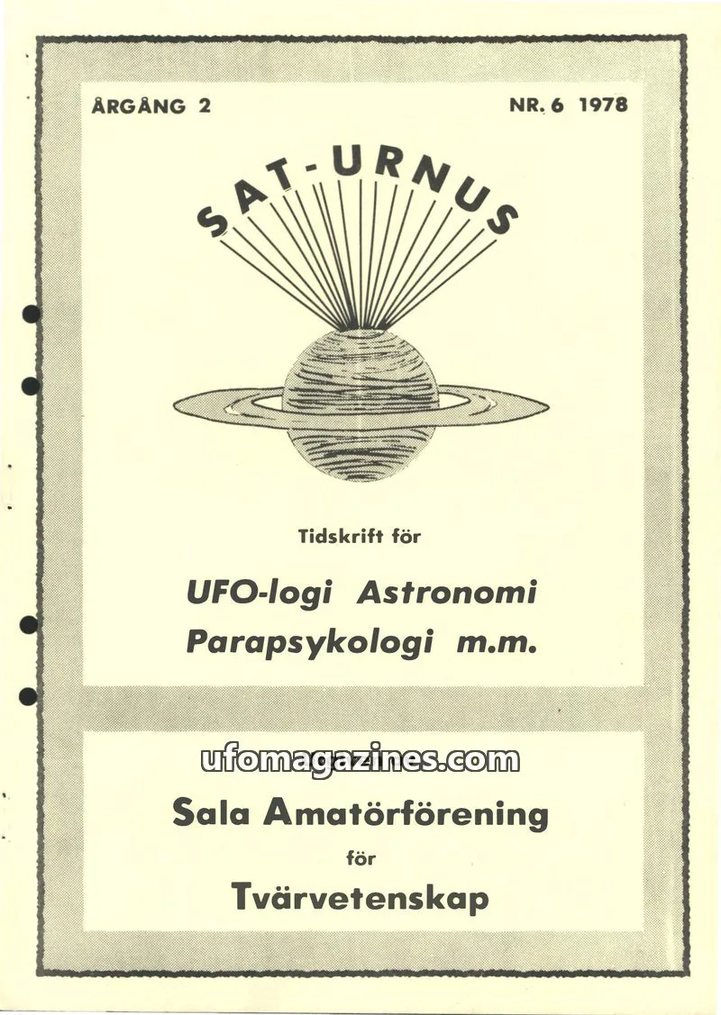 Cover of SAT-urnus issue 6: SAT-URNUS
