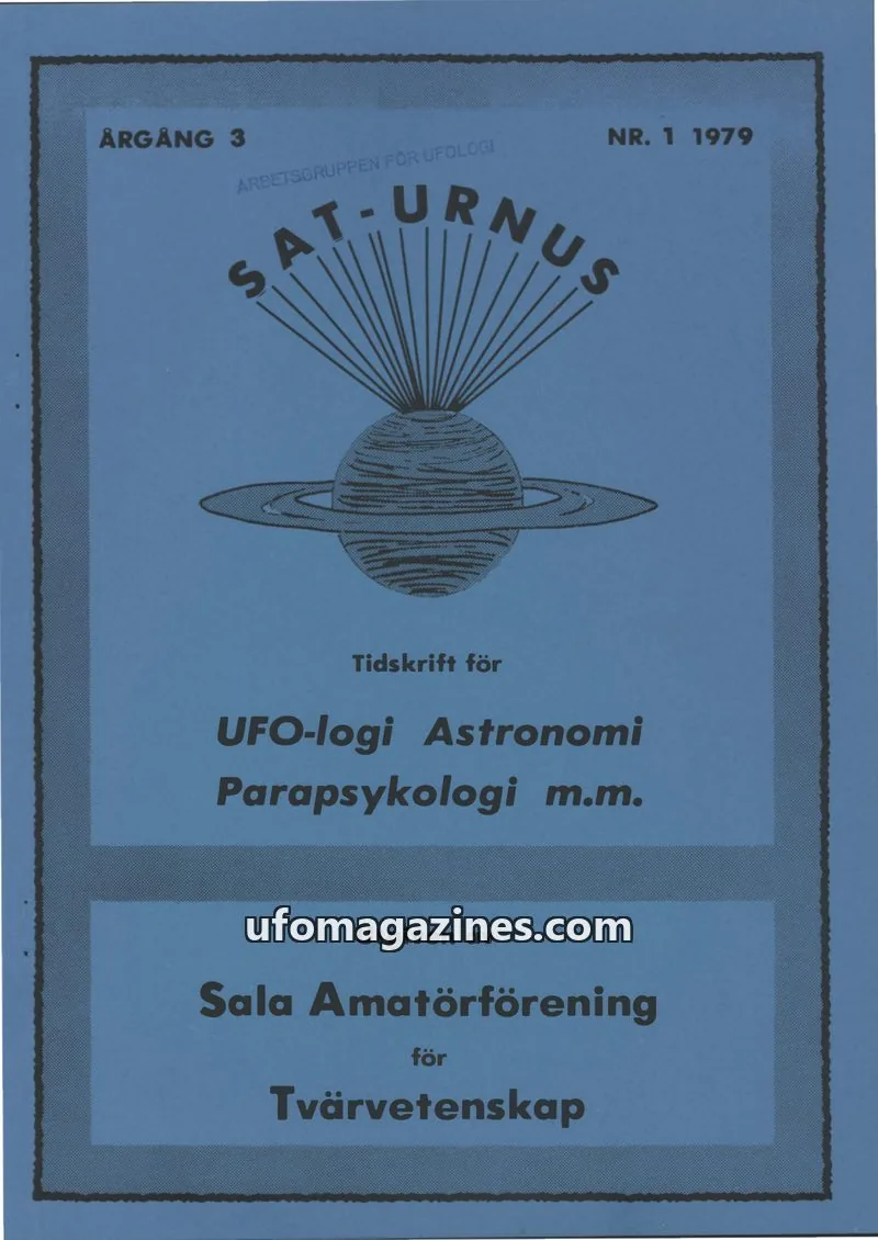 Cover of SAT-urnus issue 1: SAT-URNUS