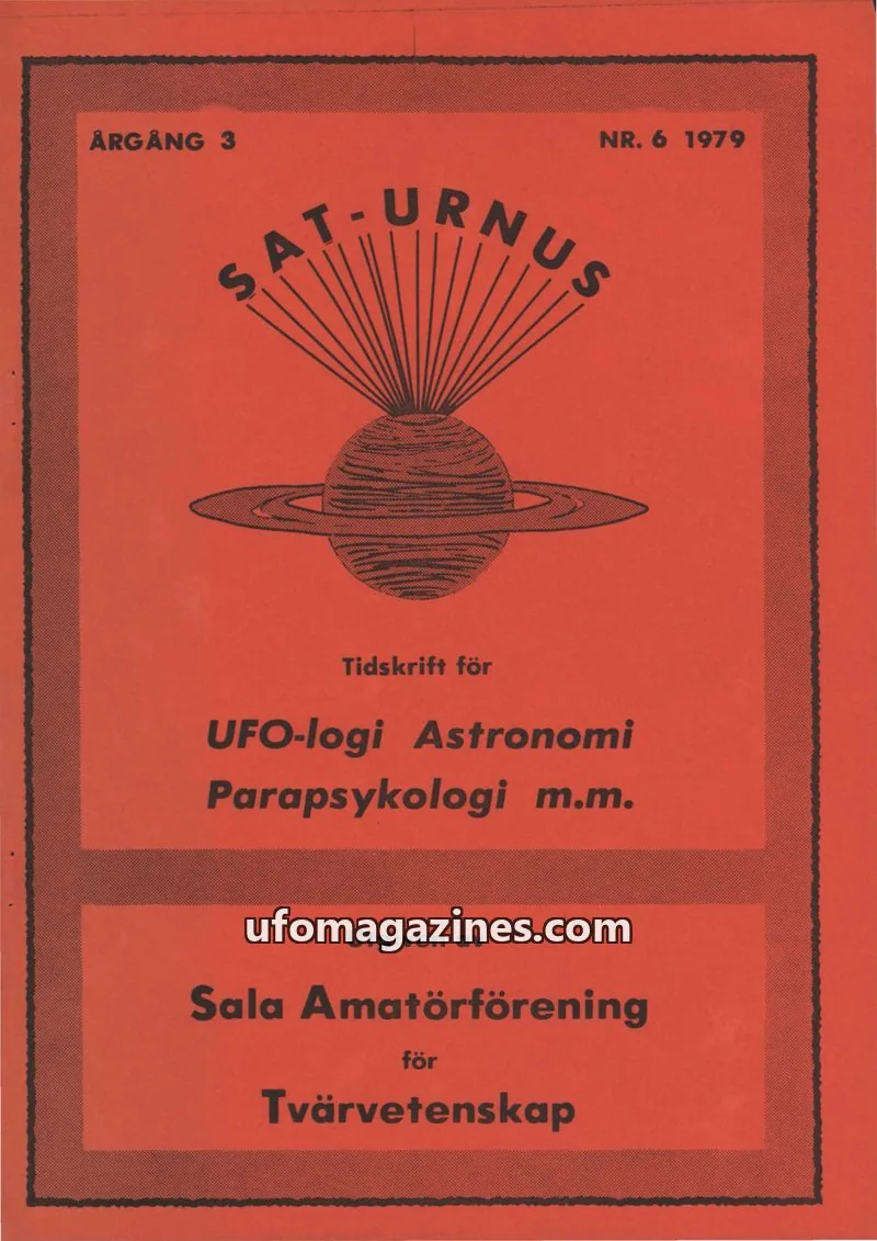 Cover of SAT-urnus issue 6: SAT-URNUS
