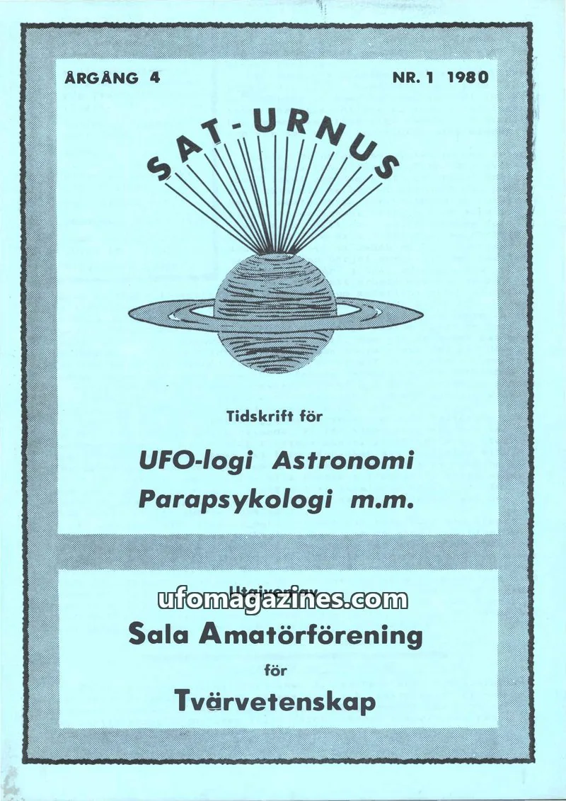 Cover of SAT-urnus issue 1: SAT-URNUS