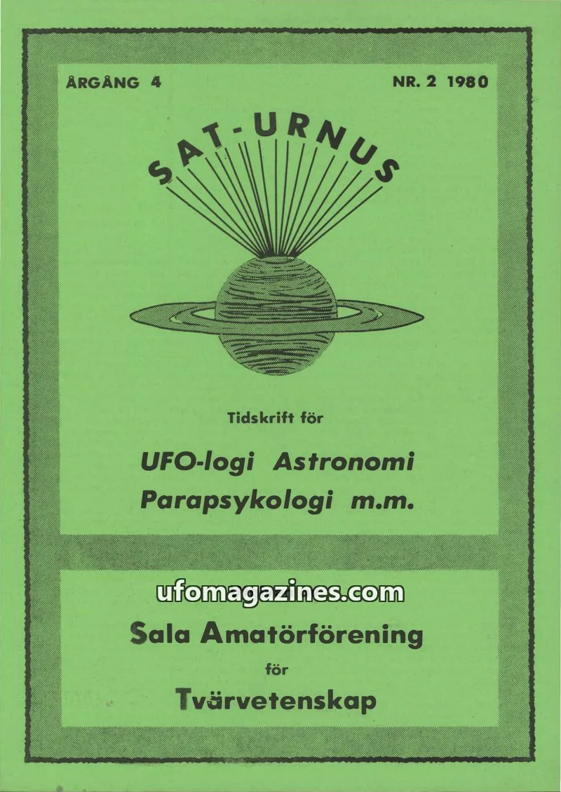 Cover of SAT-urnus issue 2: SAT-URNUS