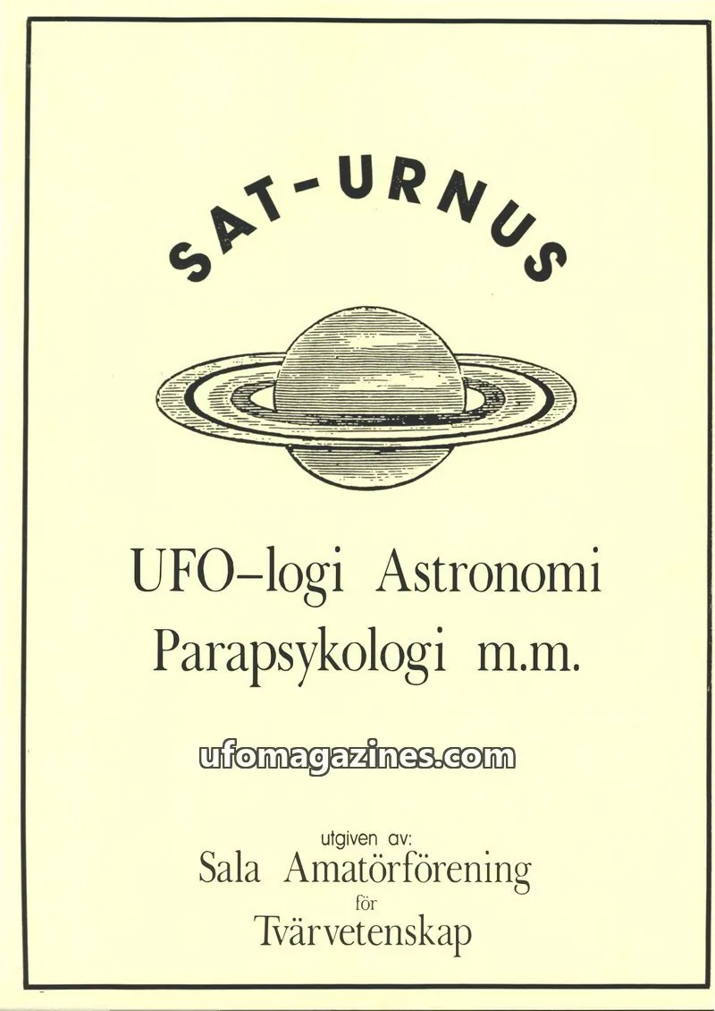 Cover of SAT-urnus issue 1: SAT-URNUS