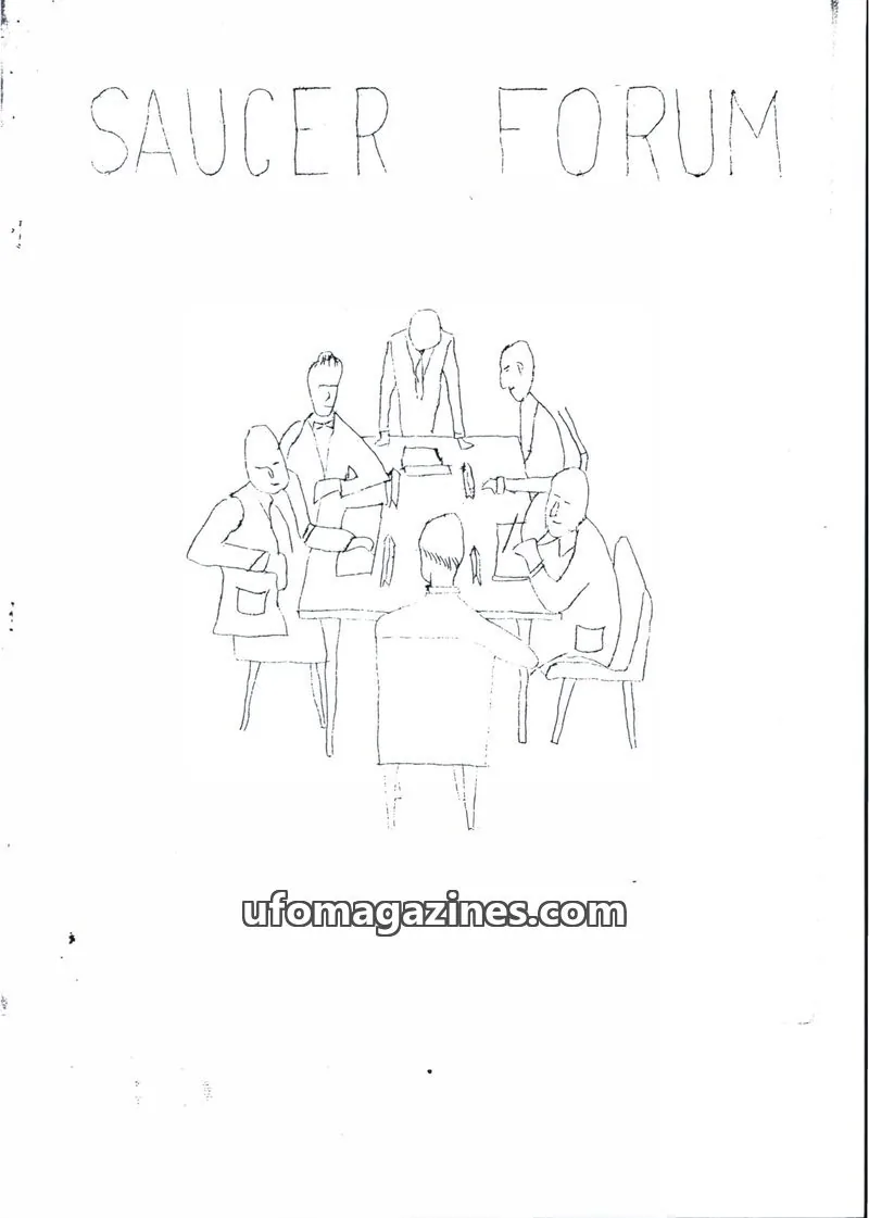 Cover of Saucer Forum (Jimmy Goddard) issue Vol. 3, No. 3: SAUCER FORUM