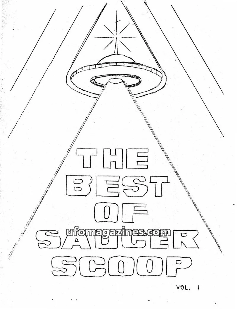 Cover of The New Atlantean Research Society issue VOL. I: THE BEST OF SAUCER SCOOP