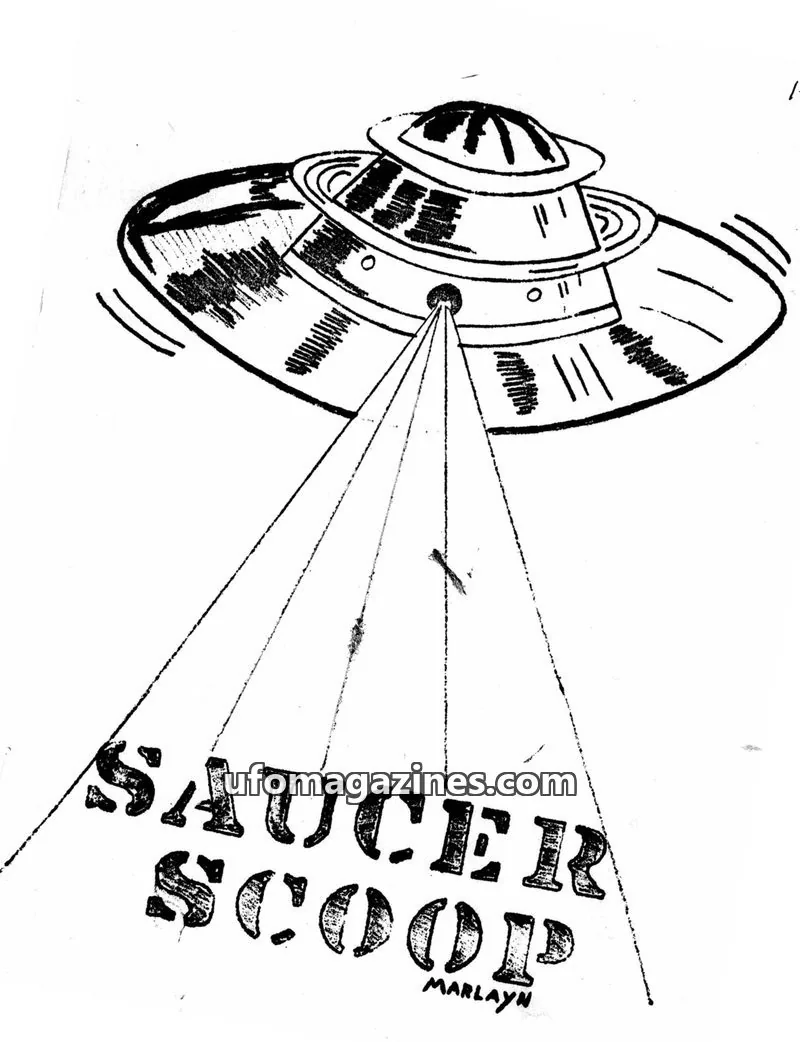 Cover of Saucer Scoop issue 12: SAUCER SCOOP