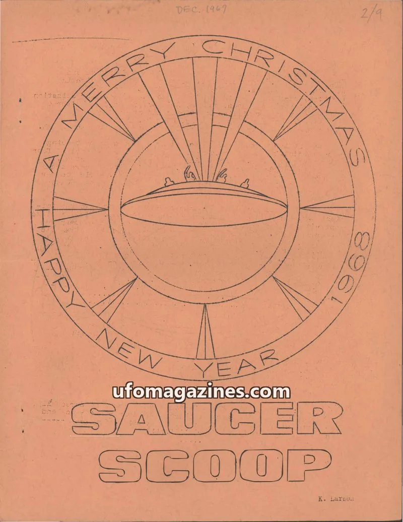 Cover of Saucer Scoop issue 9: SAUCER SCOOP