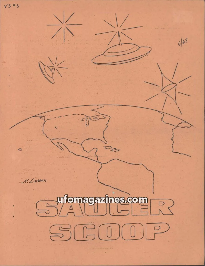 Cover of Saucer Scoop issue V3 #3: SAUCER SCOOP