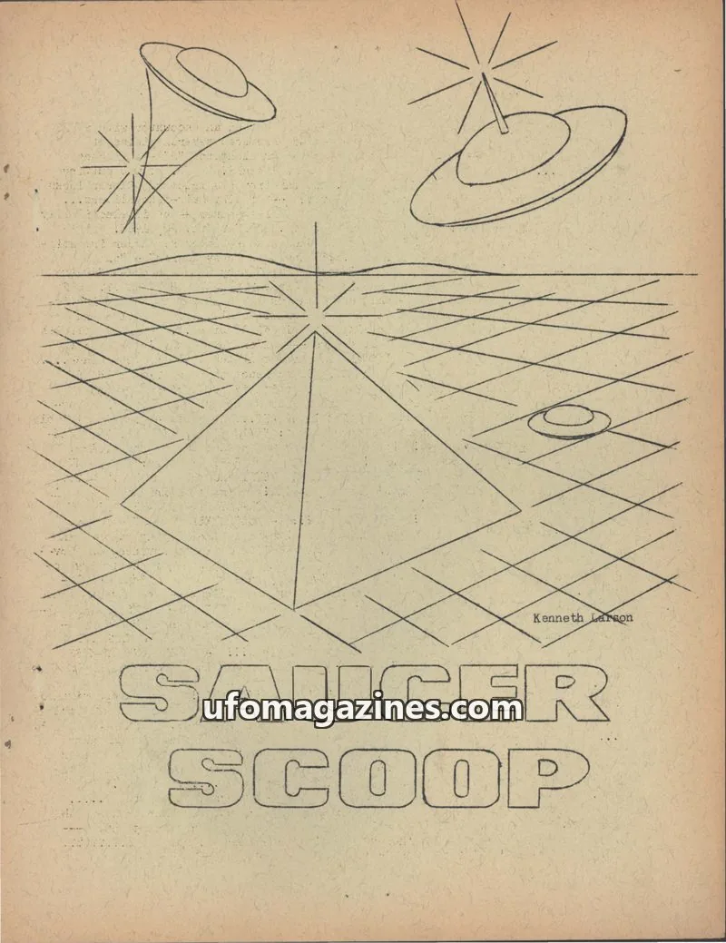Cover of Saucer Scoop issue Vol.3 No.6: SAUCER SCOOP