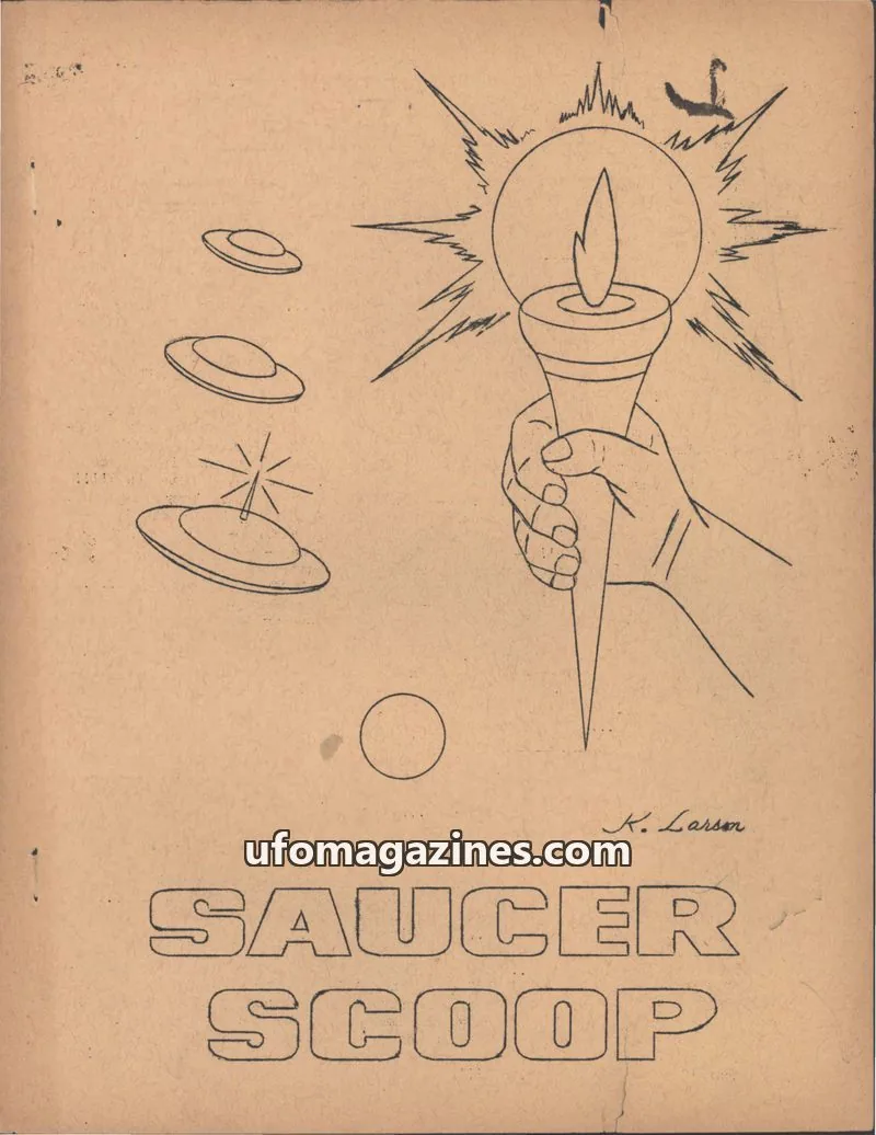 Cover of Saucer Scoop issue 7: SAUCER SCOOP