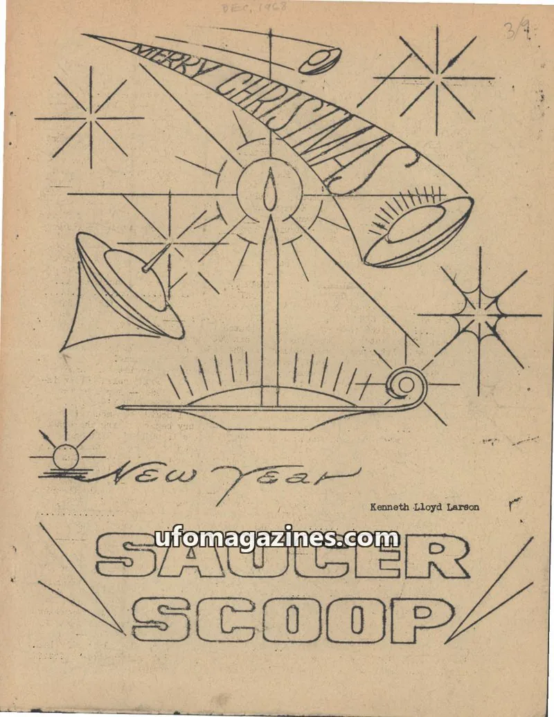 Cover of Saucer Scoop issue 9: SAUCER SCOOP