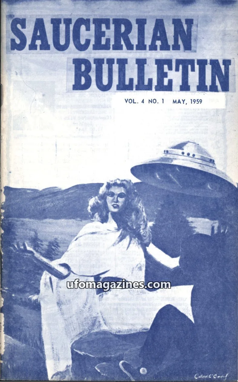 Cover of Saucerian Bulletin issue VOL. 4 NO. 1: SAUCERIAN BULLETIN