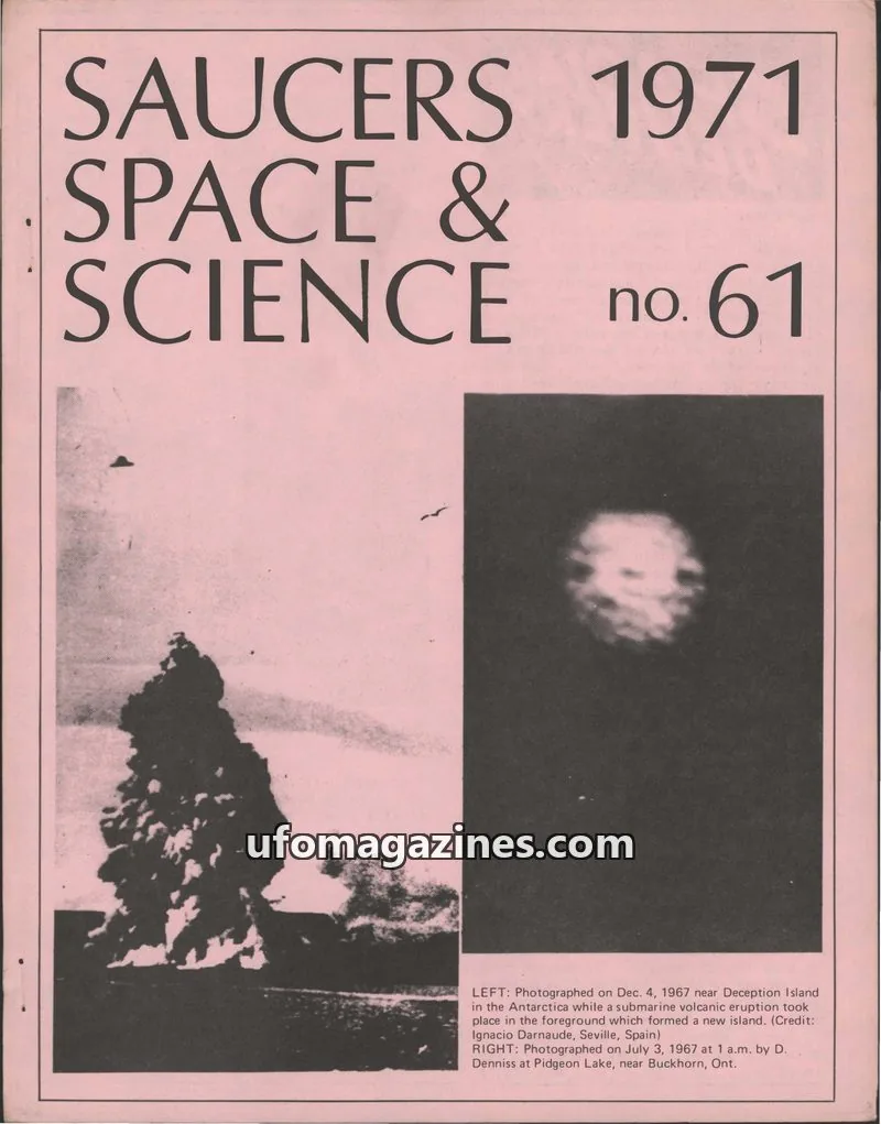 Cover of Saucers, Space & Science  (Duplantier) issue 61: SAUCERS SPACE & SCIENCE