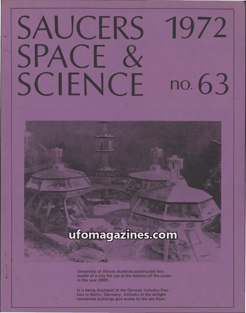 Cover of Saucers, Space & Science  (Duplantier) issue 63: SAUCERS SPACE & SCIENCE