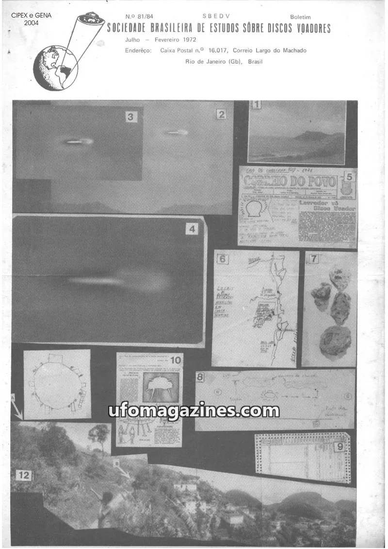 Cover of SBEDV issue 81/84: SOCIEDADE BRASILEIRA DE ESTUDOS SOBRE DISCOS VOADORES