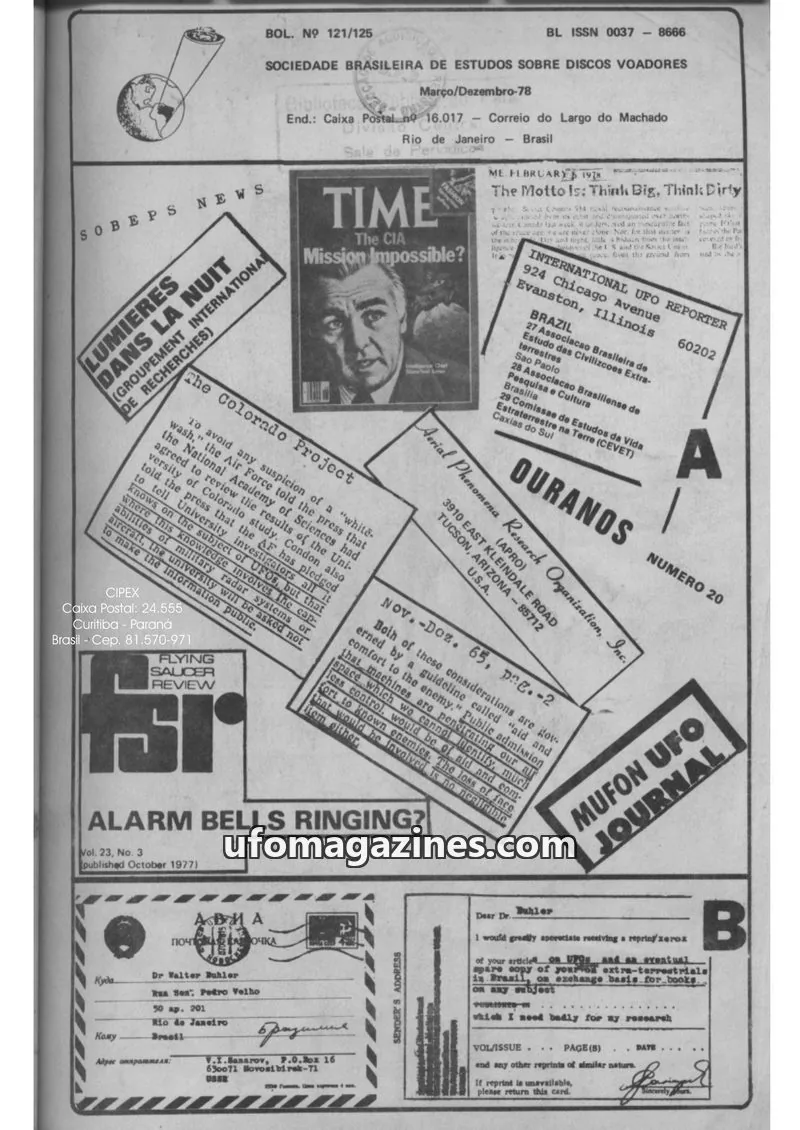 Cover of SBEDV issue 121/125: BOLETIM SBEDV