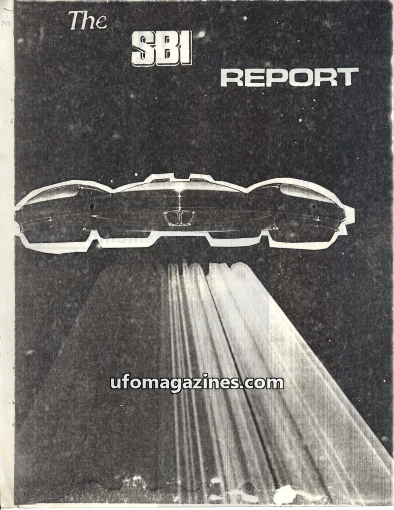 Cover of Scientific Bureau of Investigation, Inc. issue Vol. 3 No. 1: The SBI REPORT
