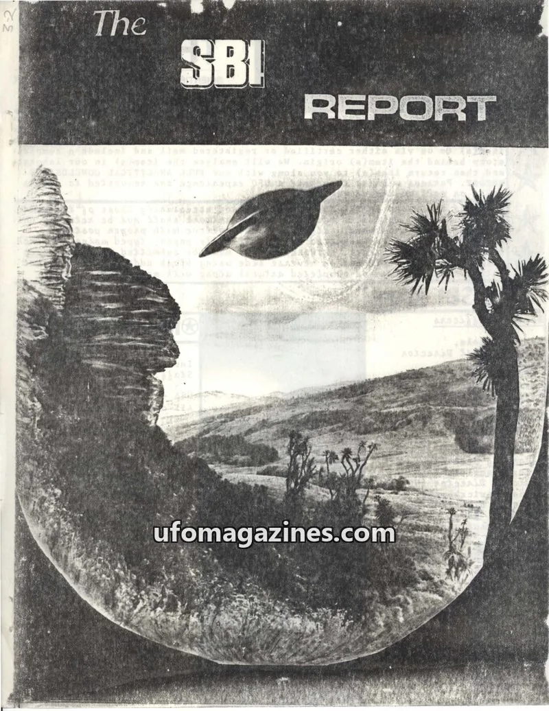 Cover of Scientific Bureau of Investigation, Inc. issue Vol. 3 No. 2: The SBI REPORT