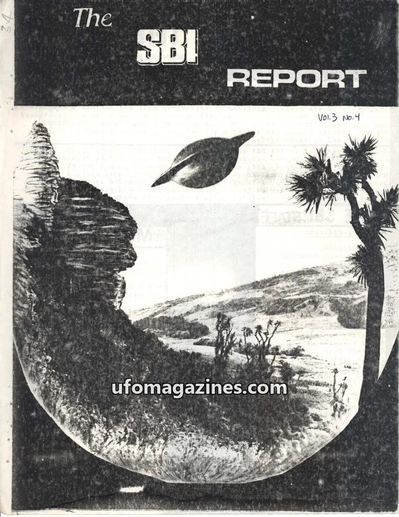 Cover of Scientific Bureau of Investigation, Inc. issue Vol. 3 No. 4: The SBI REPORT