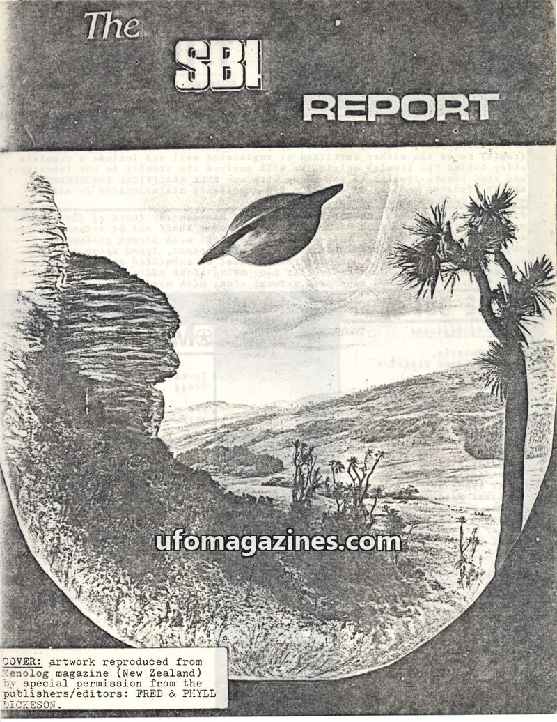 Cover of Scientific Bureau of Investigation, Inc. issue Vol. 3 No. 6: The SBI REPORT