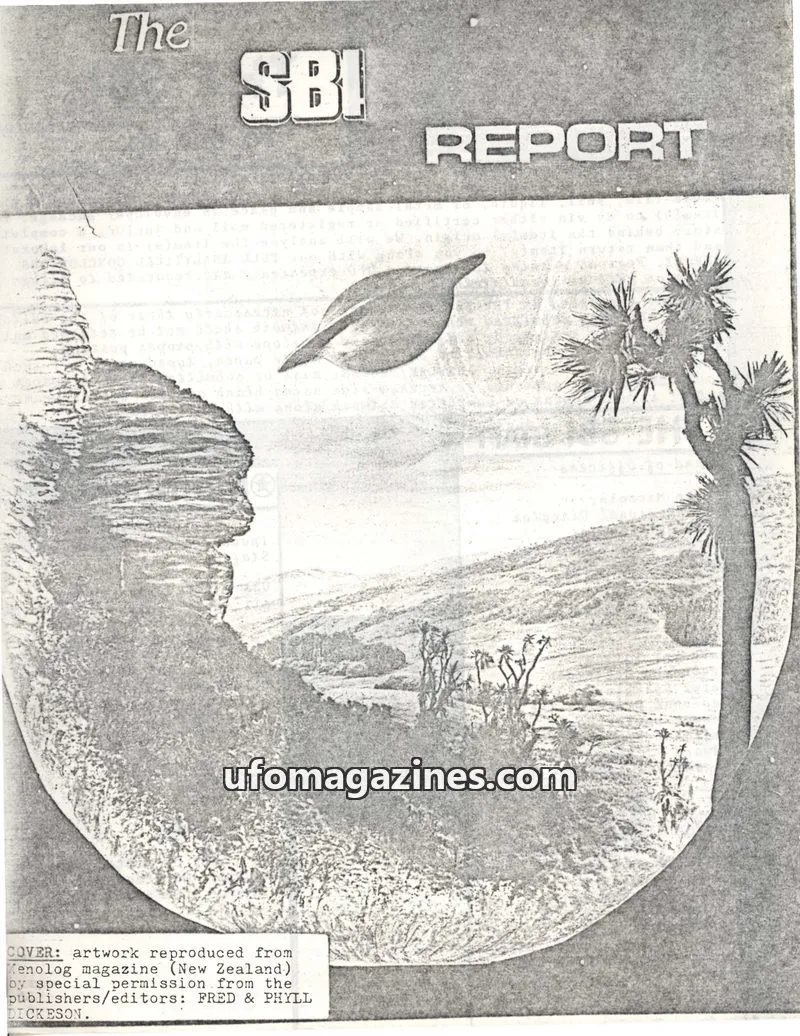 Cover of Scientific Bureau of Investigation, Inc. issue Vol. 4 No. 1: The SBI REPORT