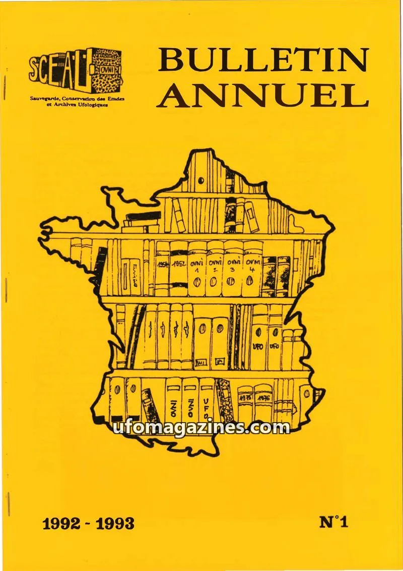 Cover of SCEAU Bulletin issue N°1: BULLETIN ANNUEL