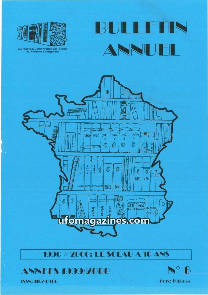 Cover of SCEAU Bulletin issue N° 6: BULLETIN ANNUEL