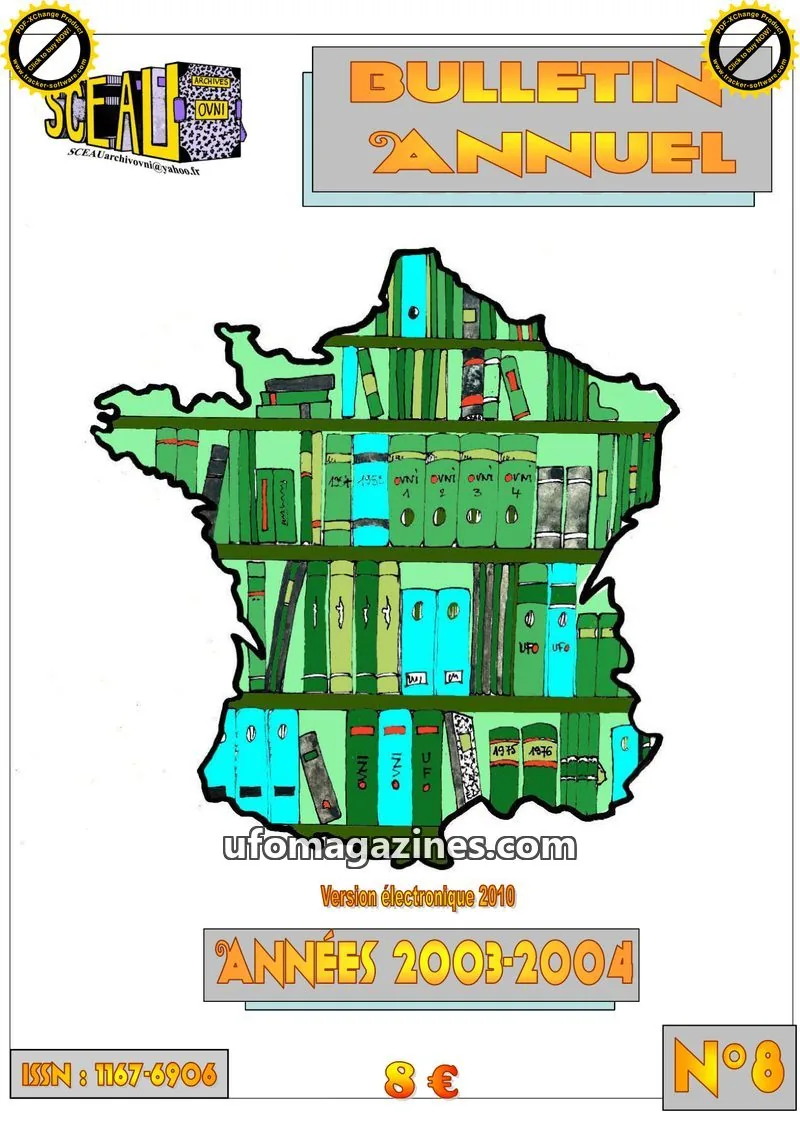 Cover of SCEAU Bulletin issue N°8: BULLETIN ANNUEL DU SCEAU