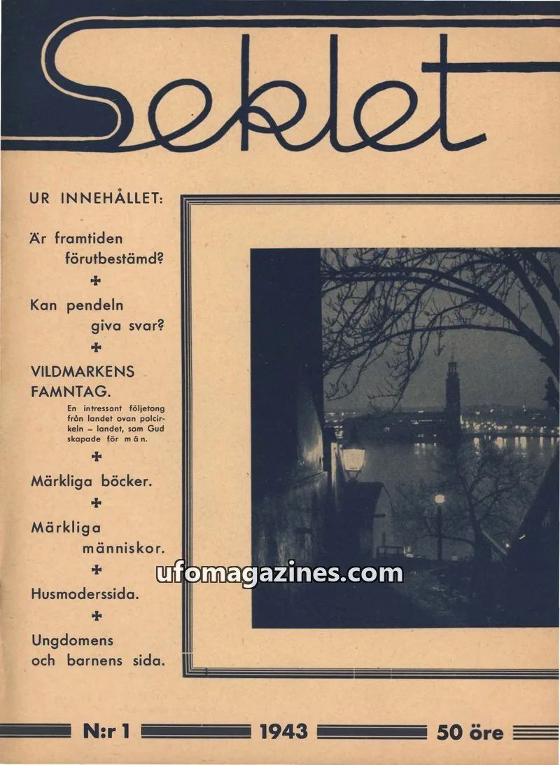 Cover of Seklet issue 1: Seklet