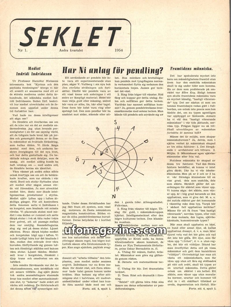 Cover of Seklet issue 1: SEKLET