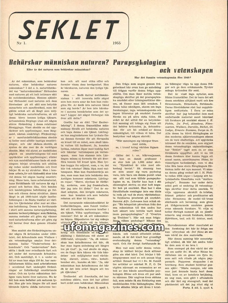 Cover of Seklet issue 1: SEKLET
