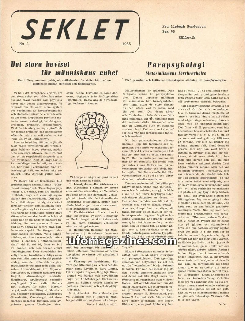 Cover of Seklet issue N:r 2.: SEKLET