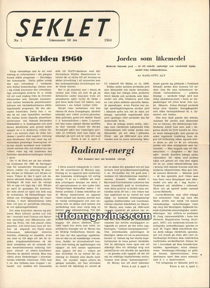 Cover of Seklet issue 1: SEKLET