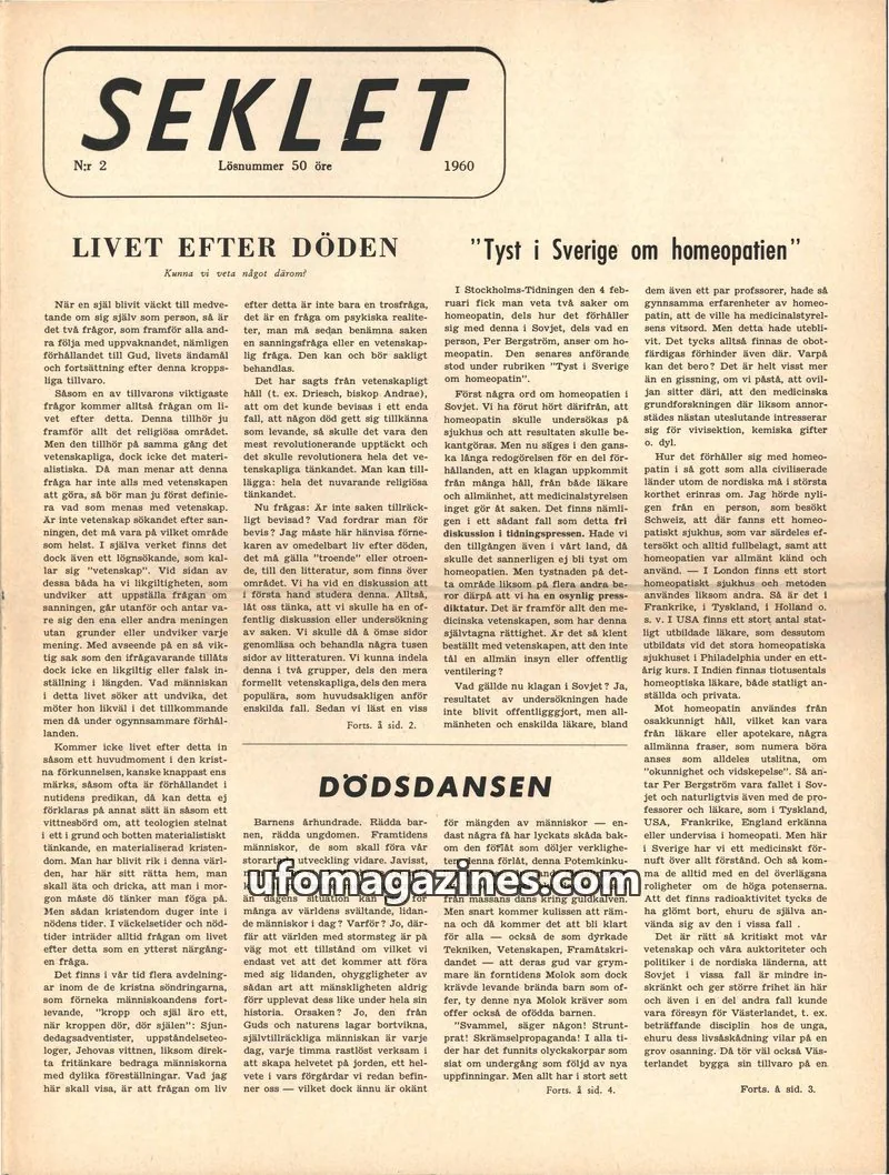 Cover of Seklet issue N:r 2: SEKLET