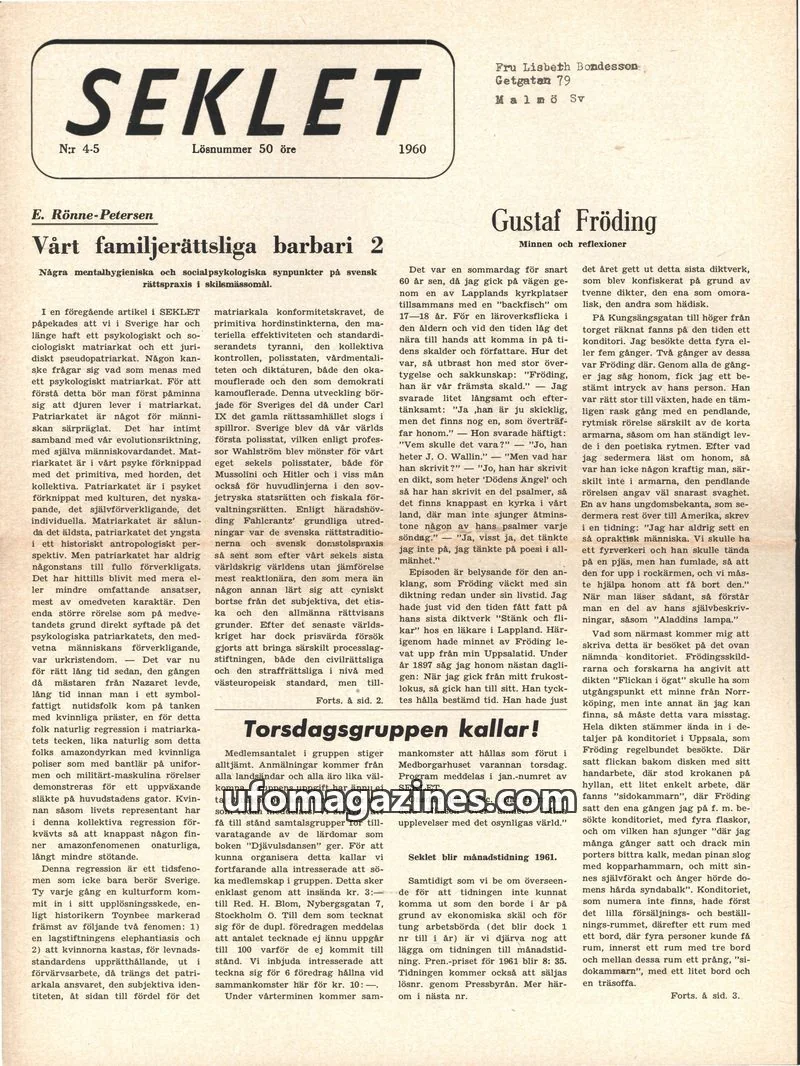 Cover of Seklet issue N:r 4-5: SEKLET
