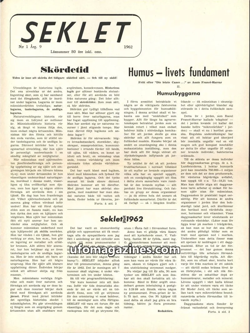 Cover of Seklet issue 1: Seklet