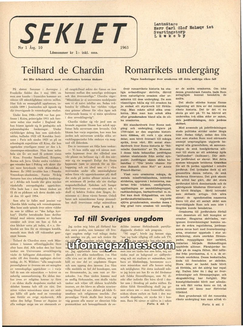 Cover of SEKLET issue 1: SEKLET