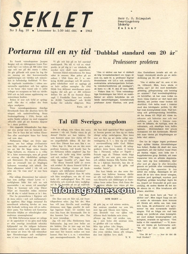 Cover of Seklet issue 3: SEKLET