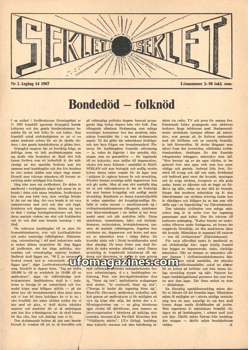 Cover of SEKLET issue 2: SEKLET