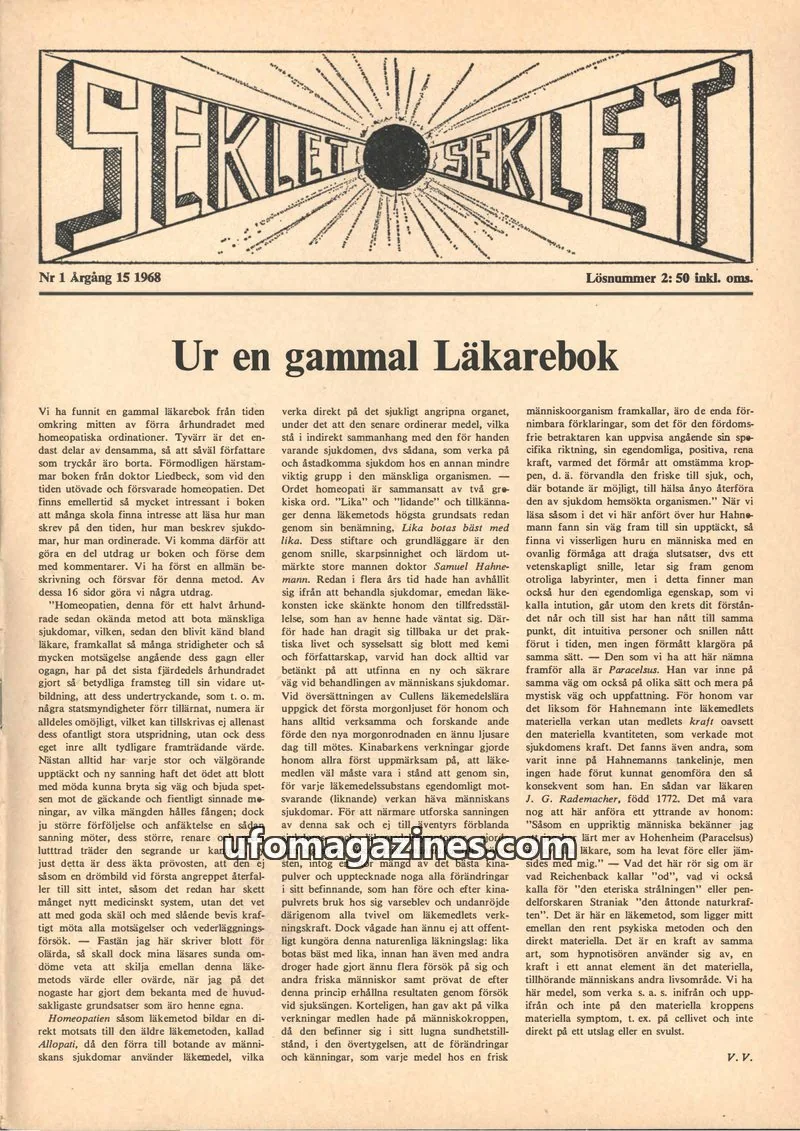 Cover of Seklet issue 1: SEKLET
