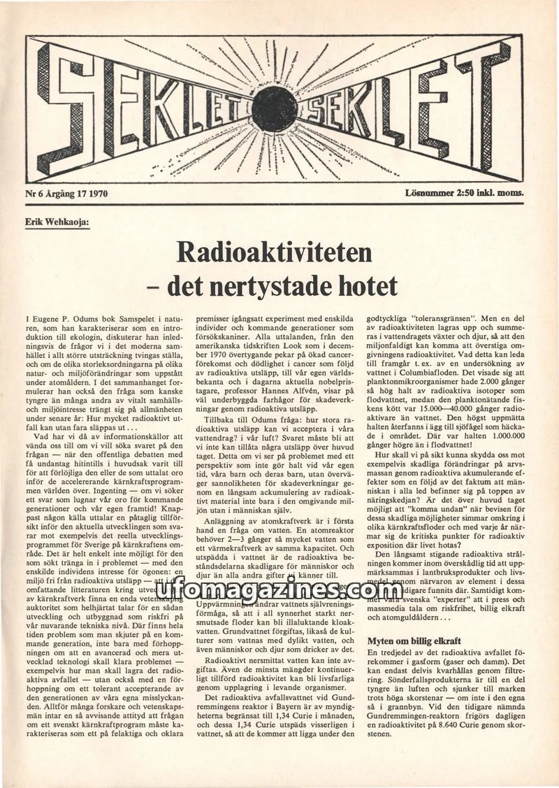 Cover of Seklet issue 6: Seklet