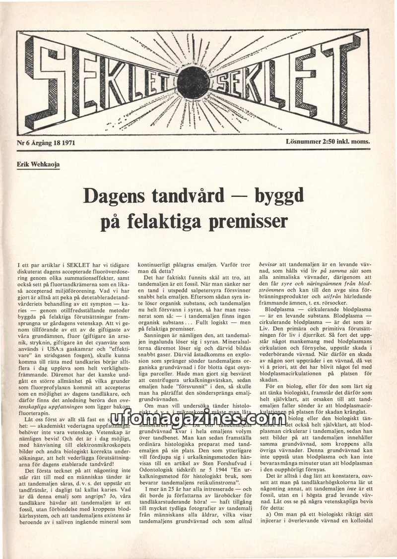Cover of SEKLET issue 6: SEKLET