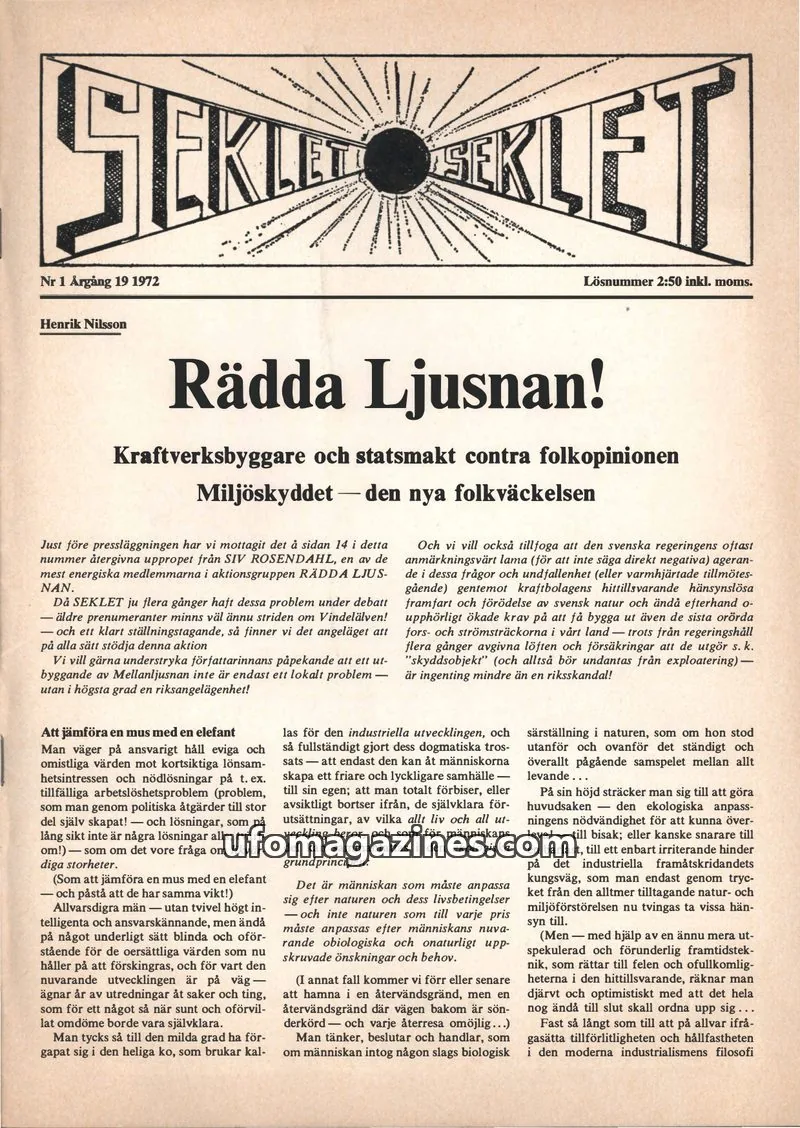 Cover of SEKLET issue 1: SEKLET