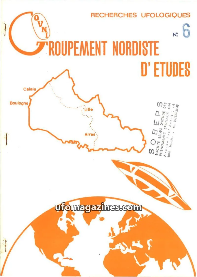 Cover of GNEOVNI issue N° 6: GROUPEMENT NORDISTE D'ETUDES