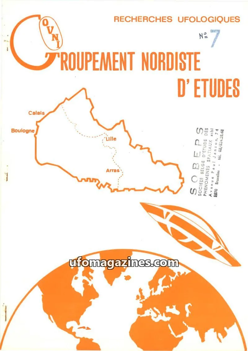 Cover of GNEOVNI issue 7: GROUPEMENT NORDISTE D'ETUDES