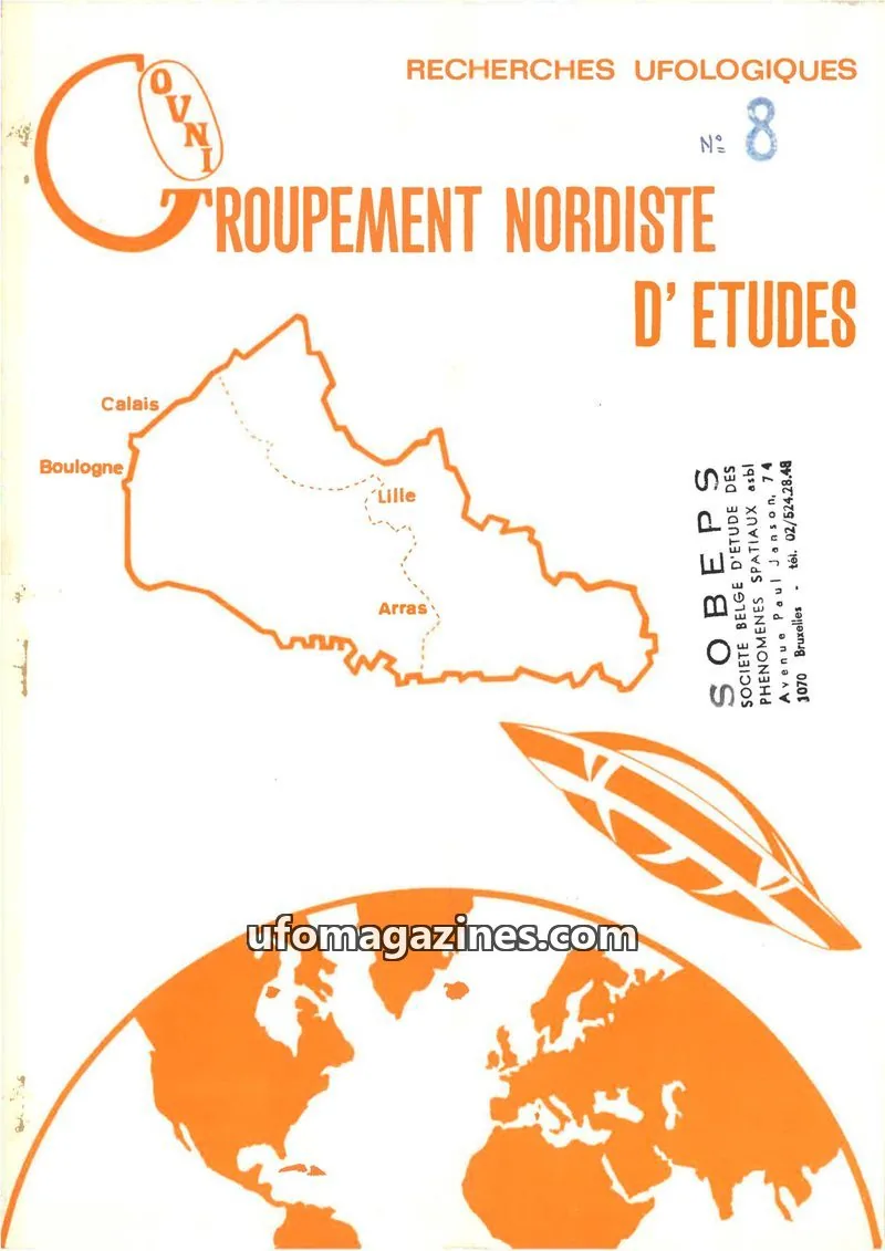 Cover of GNEOVNI issue 8: GROUPEMENT NORDISTE D'ETUDES
