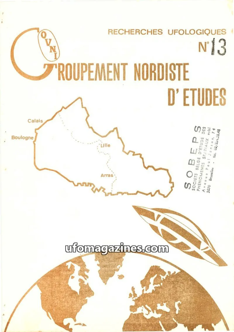 Cover of GNEOVNI issue 13: GROUPEMENT NORDISTE D'ETUDES