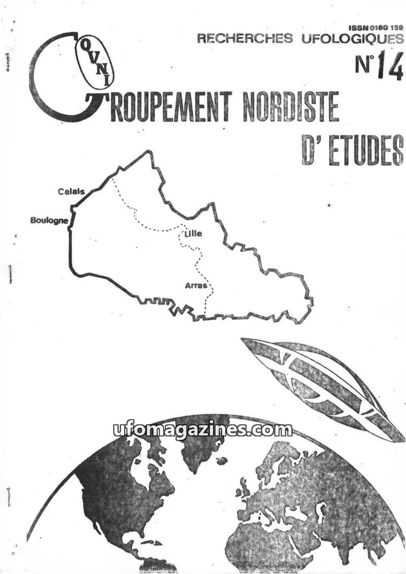 Cover of GNEOVNI issue 14: RECHERCHES UFOLOGIQUES