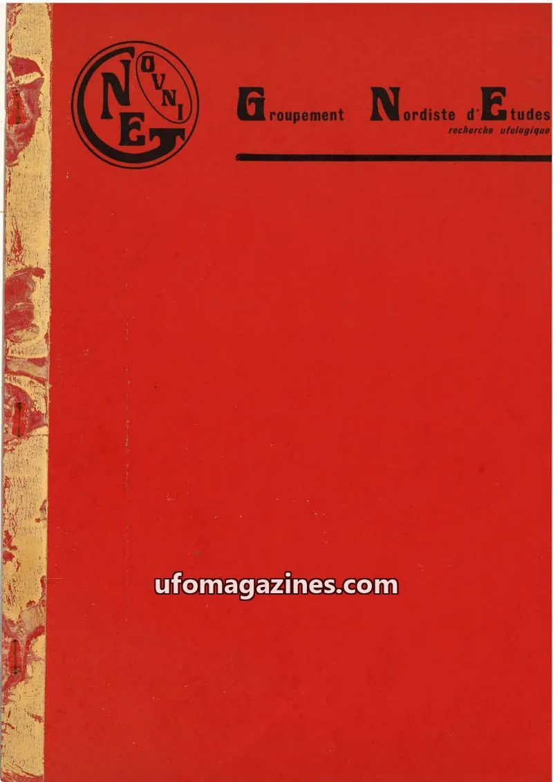 Cover of GNEOVNI issue 1: Groupement Nordiste d'Etudes