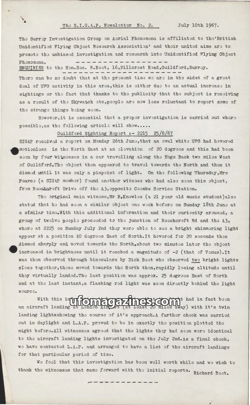 Cover of SIGAP Newsletter issue No. 2: S.I.G.A.P. Newsletter