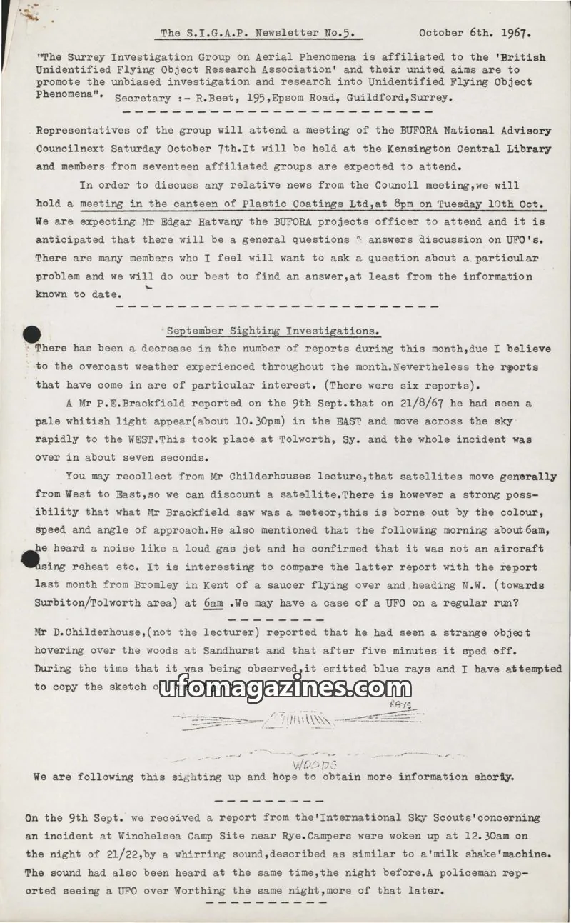 Cover of SIGAP Newsletter issue No.5: The S.I.G.A.P. Newsletter